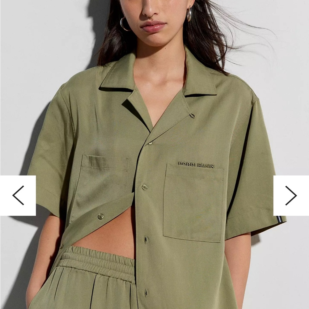 BOBBLEHAUS Olive Button-Up Shirt